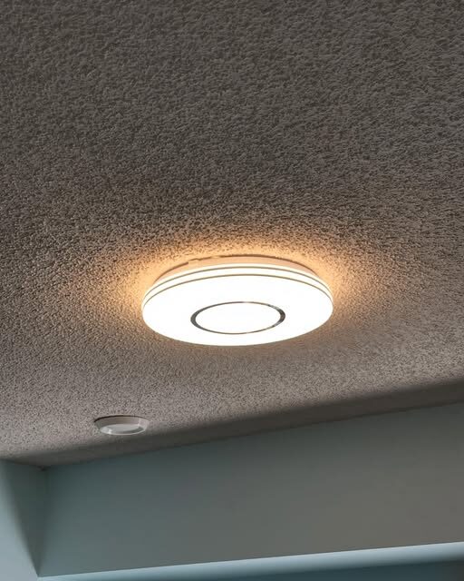 Finished LED ceiling light install